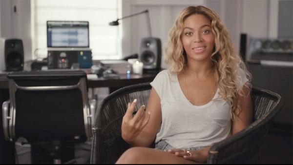 Beyonce appears in a video posted on Dec. 12, 2013 on her Facebook page in which she talks about her new 2013 visual album, Beyonce - a surprise release. - Provided courtesy of Columbia Records Beyonce appears in a video posted on Dec. 12, 2013 on her Facebook page in which she talks about her new 2013 visual album, Beyonce - a surprise release. - Provided courtesy of Columbia Records