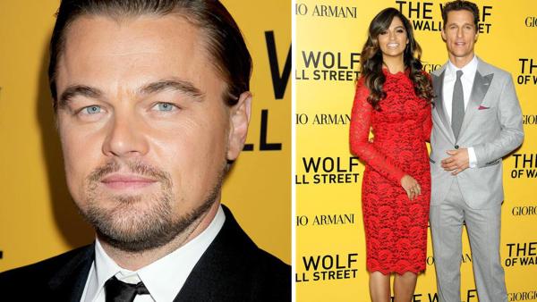 Leonardo DiCaprio, Matthew McConaughey and wife Camila Alves attend the premiere of The Wolf of Wall Street in New York on Dec. 17, 2013. - Provided courtesy of Dave Allocca / Startraksphoto.com Leonardo DiCaprio, Matthew McConaughey and wife Camila Alves attend the premiere of The Wolf of Wall Street in New York on Dec. 17, 2013. - Provided courtesy of Dave Allocca / Startraksphoto.com
