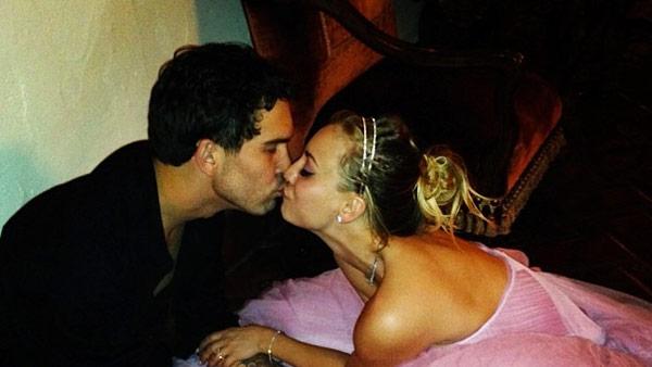 Kaley Cuoco and Ryan Sweeting appear in a wedding photo posted on the actress Instagram page. The two wed on Dec. 31, 2013 - New Years Day. - Provided courtesy of instagram.com/p/in3nuZOWam/ instagram.com/normancook Kaley Cuoco and Ryan Sweeting appear in a wedding photo posted on the actress Instagram page. The two wed on Dec. 31, 2013 - New Years Day. - Provided courtesy of instagram.com/p/in3nuZOWam/ instagram.com/normancook