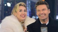 Miley Cyrus and Ryan Seacrest appear on Dick Clarks New Years Rockin Eve with Ryan Seacrest in New York City on Dec. 31, 2013. - Provided courtesy of Ida Mae Astute / ABC