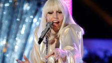 Lady Gaga appears on NBCs The Voice on Dec. 17, 2013. - Provided courtesy of Trae Patton/NBC