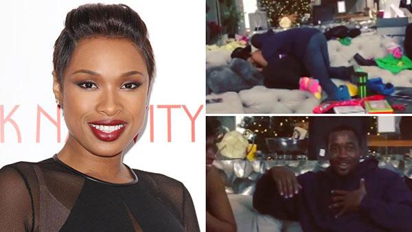 Jennifer Hudson appears at the premiere of Black Nativity in New York on Nov. 18, 2013. / Jennifer Hudsons assistant Walter reacts to finding out the singer bought him a house for Christmas, as seen in an Instagram video posted on Dec. 31, 2013. - Provided courtesy of Kristina Bumphrey / Startraksphoto.com / instagram.com/iamjhud Jennifer Hudson appears at the premiere of Black Nativity in New York on Nov. 18, 2013. / Jennifer Hudsons assistant Walter reacts to finding out the singer bought him a house for Christmas, as seen in an Instagram video posted on Dec. 31, 2013. - Provided courtesy of Kristina Bumphrey / Startraksphoto.com / instagram.com/iamjhud