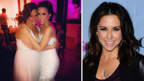 Lacey Chabert of Mean Girls fame posted on her Instagram page on Jan. 3, 2014 this photo of herself at her own wedding, with her sister. / Lacey Chabert appears at the People Stylewatch Hollywood Denim Party in West Hollywood on Sept. 19, 2013. - Provided courtesy of instagram.com/p/it7-9Zupob/ instagram.com/thereallacey / Sara De Boer / Startraksphoto.com Lacey Chabert of Mean Girls fame posted on her Instagram page on Jan. 3, 2014 this photo of herself at her own wedding, with her sister. / Lacey Chabert appears at the People Stylewatch Hollywood Denim Party in West Hollywood on Sept. 19, 2013. - Provided courtesy of instagram.com/p/it7-9Zupob/ instagram.com/thereallacey / Sara De Boer / Startraksphoto.com