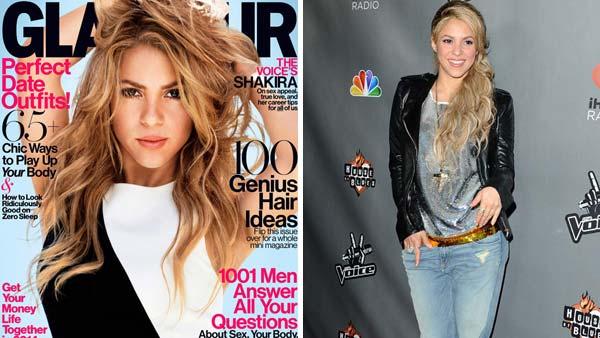 Shakira appears on the February 2014 issue of Glamour Magazine. Shakira appears at The Voice season 4 red carpet in Los Angeles, California on May 8, 2013. - Provided courtesy of Nicolas Moore / Glamour / Sara De Boer / startraksphoto.com Shakira appears on the February 2014 issue of Glamour Magazine. Shakira appears at The Voice season 4 red carpet in Los Angeles, California on May 8, 2013. - Provided courtesy of Nicolas Moore / Glamour / Sara De Boer / startraksphoto.com