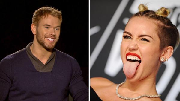 Kellan Lutz talks to OTRC.com in December 2013 about the movie The Legend of Hercules. / Miley Cyrus appears at the MTV Video Music Awards on Aug. 25, 2013. On Jan. 8, 2014 on the Today show, Lutz responded a rumor that claimed that two were dating. - Provided courtesy of OTRC / Lionel Hahn / ABACA_USA / Startraksphoto.com Kellan Lutz talks to OTRC.com in December 2013 about the movie The Legend of Hercules. / Miley Cyrus appears at the MTV Video Music Awards on Aug. 25, 2013. On Jan. 8, 2014 on the Today show, Lutz responded a rumor that claimed that two were dating. - Provided courtesy of OTRC / Lionel Hahn / ABACA_USA / Startraksphoto.com
