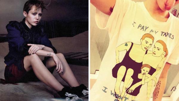 Miley Cyrus appears as the new spokesmodel for Marc Jacobs spring/summer 2014. Miley Cyrus appears in a photo on her Twitter account on Jan. 6, 2014. - Provided courtesy of David Sims / Marc Jacobs / twitter.com/mileycyrus Miley Cyrus appears as the new spokesmodel for Marc Jacobs spring/summer 2014. Miley Cyrus appears in a photo on her Twitter account on Jan. 6, 2014. - Provided courtesy of David Sims / Marc Jacobs / twitter.com/mileycyrus