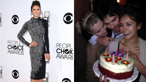 Nina Dobrev, Julianne Hough and Ian Somerhalder appear in a Twitter photo on Jan. 8, 2014, following the Peoples Choice Awards that evening. - Provided courtesy of Kyle Rover / startraksphoto.com / twitter.com/kevwilliamson Nina Dobrev, Julianne Hough and Ian Somerhalder appear in a Twitter photo on Jan. 8, 2014, following the Peoples Choice Awards that evening. - Provided courtesy of Kyle Rover / startraksphoto.com / twitter.com/kevwilliamson