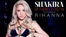 Shakira and Rihanna appear on the cover art, released on Jan. 9, 2013, for their single Cant Remember to Forget You. - Provided courtesy of Instagram.com/badgalriri