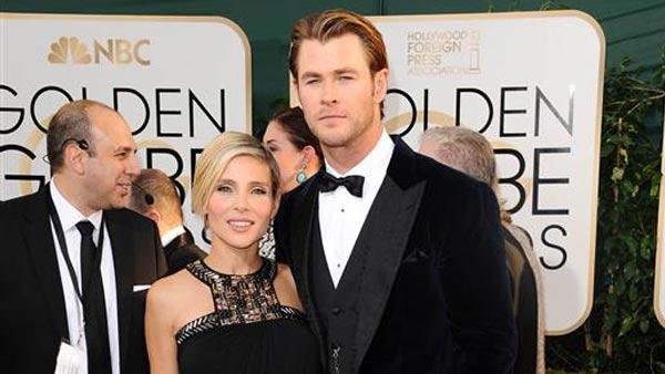 Chris Hemsworth and wife Elsa Pataky appear at the 71st Golden Globe Awards in Los Angeles on Jan. 12, 2014. - Provided courtesy of Sara De Boer/startraksphoto.com Chris Hemsworth and wife Elsa Pataky appear at the 71st Golden Globe Awards in Los Angeles on Jan. 12, 2014. - Provided courtesy of Sara De Boer/startraksphoto.com