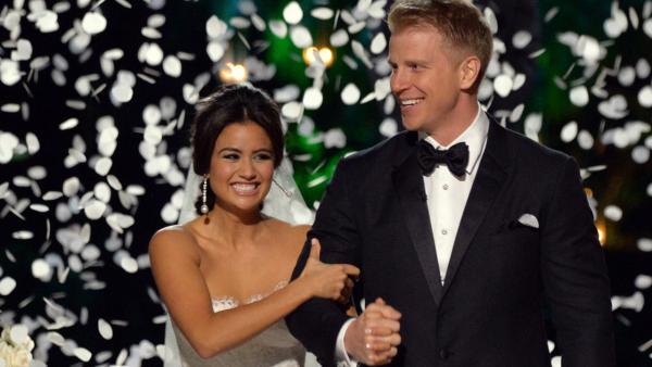The Bachelor season 17 star Sean Lowe and Catherine Giudici appear at their wedding at the Four Seasons Biltmore hotel in Santa Barbara, California, live on TV as part of ABCs The Bachelor: Sean and Catherines Wedding special on Jan. 26, 2014. - Provided courtesy of ABC Photo / Todd Wawrychuk The Bachelor season 17 star Sean Lowe and Catherine Giudici appear at their wedding at the Four Seasons Biltmore hotel in Santa Barbara, California, live on TV as part of ABCs The Bachelor: Sean and Catherines Wedding special on Jan. 26, 2014. - Provided courtesy of ABC Photo / Todd Wawrychuk