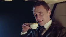 Tom Hiddleston, who plays Loki in the Thor films and The Avengers, appears in a Jaguar ad set to air during the NFL Super Bowl on Feb. 2, 2014. - Provided courtesy of OTRC