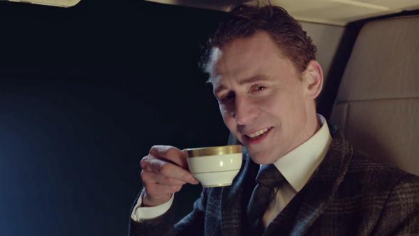 Tom Hiddleston, who plays Loki in the Thor films and The Avengers, appears in a Jaguar ad set to air during the NFL Super Bowl on Feb. 2, 2014. - Provided courtesy of OTRC Tom Hiddleston, who plays Loki in the Thor films and The Avengers, appears in a Jaguar ad set to air during the NFL Super Bowl on Feb. 2, 2014. - Provided courtesy of OTRC
