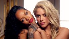Shakira and Rihanna appear in a scene from their music video for Cant Remember to Forget You, which was released on Jan. 30, 2014. - Provided courtesy of Ace Entertainment S.ar.l.