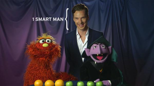 Sherlock star Benedict Cumberbatch appears in a Sesame Street video posted on PBSs YouTube page on Feb. 4, 2014. - Provided courtesy of youtube.com/user/PBS Sherlock star Benedict Cumberbatch appears in a Sesame Street video posted on PBSs YouTube page on Feb. 4, 2014. - Provided courtesy of youtube.com/user/PBS