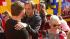 Will Arnett hugs Chris Pratt, kisses Anna Faris at 'Lego Movie' premiere Will Arnett hugs Chris Pratt and kisses Anna Faris during an interview with OTRC.com at the premiere of The Lego Moviein Los Angeles on Feb. 1, 2014. - Provided courtesy of OTRC
