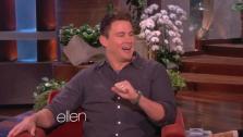 Channing Tatum appears on The Ellen DeGeneres Show on Feb. 6, 2014. The Magic Mike actor said he is fappy, or fat and happy. - Provided courtesy of Warner Bros. Television