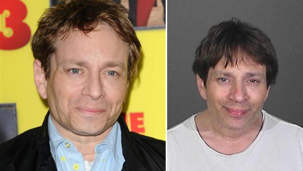 Chris Kattan of SNL fame appears in a mug shot taken after he was arrested on suspicion of DUI after crashing his car on a freeway near Los Angeles on Feb. 10, 2014. / Chris Kattan appears at the premiere of Movie 43 in Los Angeles on Jan. 23, 2013. - Provided courtesy of California Highway Patrol / Sara De Boer / Startraksphoto.com Chris Kattan of SNL fame appears in a mug shot taken after he was arrested on suspicion of DUI after crashing his car on a freeway near Los Angeles on Feb. 10, 2014. / Chris Kattan appears at the premiere of Movie 43 in Los Angeles on Jan. 23, 2013. - Provided courtesy of California Highway Patrol / Sara De Boer / Startraksphoto.com