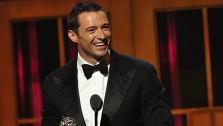 Hugh Jackman receives a special Tony Award for his contributions to the Broadway community and to the Actors Equity Association on June 10, 2012. The actor will return to host the annual ceremony for the fourth time on June 8, 2014. - Provided courtesy of Heather Wines / CBS