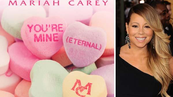 Mariah Careys single art for the 2014 song Youre Mine (Eternal). Mariah Carey appears at the 2014 SAG Awards in Los Angeles on Jan. 18, 2014. - Provided courtesy of Island Records / Kyle Rover / startraksphoto.com