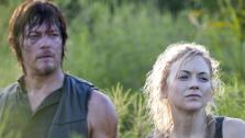 Norman Reedus appears as Daryl Dixon and Emily Kinney appears as Beth Greene in a scene AMCs The Walking Dead, season 4, episode 10 -- Inmates. - Provided courtesy of Gene Page / AMC