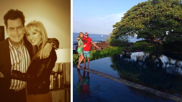 Charlie Sheen and adult film star Brett Rossi appear in photos shared on her Twitter page on Feb. 14 and Feb. 15, 2014. The two got engaged that latter day. This will mark Sheens fourth marriage. - Provided courtesy of pic.twitter.com/8lF0UHhKBc / twitter.com/thebrettrossi/status/434869121830768640/photo/1 / pic.twitter.com/be4OmMpBe8 / twitter.com/thebrettrossi/status/434360493298302976