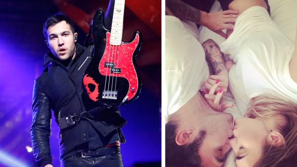 Pete Wentz of Fall Out Boy performs on stage at the VH1 Super Bowl Blitz: Fall Out Boy concert at Brooklyn Bowl on Wednesday, Jan. 29, 2014 in Brooklyn, New York. / Wentz and girlfriend Meagan Camper appear in an Instagram photo posted on Feb. 17, 2014. - Provided courtesy of Brian Ach/AP Images for NFL / Instagram.com/petewentz Pete Wentz of Fall Out Boy performs on stage at the VH1 Super Bowl Blitz: Fall Out Boy concert at Brooklyn Bowl on Wednesday, Jan. 29, 2014 in Brooklyn, New York. / Wentz and girlfriend Meagan Camper appear in an Instagram photo posted on Feb. 17, 2014. - Provided courtesy of Brian Ach/AP Images for NFL / Instagram.com/petewentz