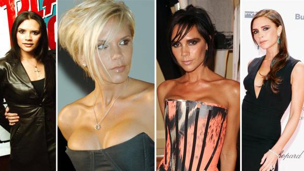 Victoria Beckham attends a Spice Girls event in New York on Jan. 22, 1998. / Beckham attends a Spice Girls reunion tour press conference on June 28, 2007. / Beckham appears in NY on Sept. 10, 2009. / Beckham attends the BAMBI Awards on Nov. 14, 2013. - Provided courtesy of Albert Ferreira / Richard Young / REX / James Coldrey / Bill Davila / Startraksphoto.com