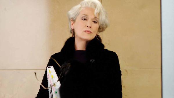 Meryl Streep appears in the 2006 film The Devil Wears Prada. She was nominated for an Oscar in the Best Actress category for her role as Miranda Priestly. - Provided courtesy of 20th Century Fox