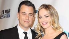 Jimmy Kimmel and wife Molly McNearney appear at Howard Sterns birthday party in New York City on Jan. 31, 2014. - Provided courtesy of Kristina Bumphrey / startraksphoto.com