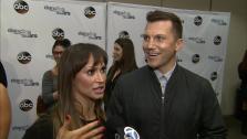 Dancing With The Stars cast member and retired NHL player Sean Avery and partner Karina Smirnoff talk to OTRC.com on March 4, 2014, ahead of the Spring 2014 premiere of the ABC show. - Provided courtesy of OTRC