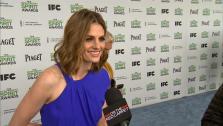 Stana Katic (Castle) at the 2014 Independent Spirit Awards on March 1, 2014 in Santa Monica, California. - Provided courtesy of OTRC