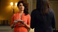 Bellamy Young appears as Mellie Grant in the season 3 episode of Scandal titled We Do Not Touch the First Ladies The episode aired on March 6, 2014. - Provided courtesy of ABC / Eric McCandless