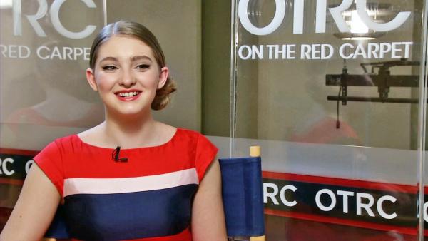 Willow Shields talks to OTRC.com in an interview on March 6, 2014. - Provided courtesy of OTRC