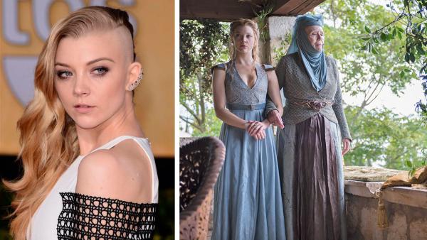 Natalie Dormer appears at the 2014 Screen Actors Guild (SAG) Awards in Los Angeles on Jan. 18, 2014. / Natalie Dormer appears as Margaery Tyrell in a scene from season 4 of the HBO series Game Of Thrones. (2014) - Provided courtesy of Lionel Hahn / AbacaUSA / Startraksphoto.com / HBO / Helen Sloane