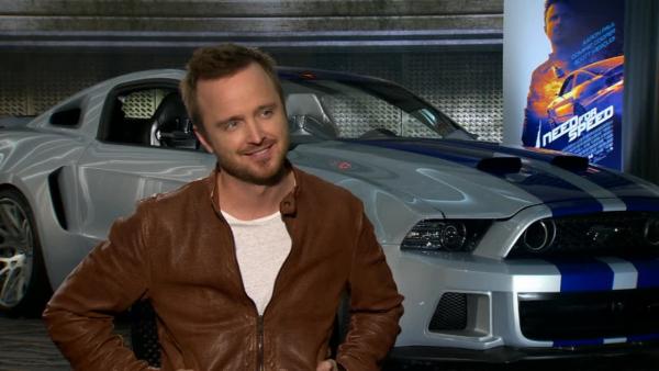 Star Aaron Paul revs his engine and his nerves in the high-octane racing-revenge flick Need for Speed