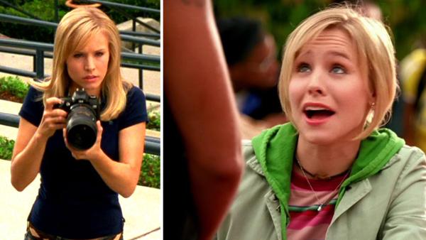 Kristen Bell appears as Veronica Mars in a scene from the pilot episode of Veronica Mars the TV show, which premiered in 2004. - Provided courtesy of Rob Thomas Productions / Warner Bros. Television