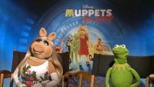 Kermit the Frog and Miss Piggy appear in an interview with OTRC.com for Muppets Most Wanted on March 8, 2014. - Provided courtesy of OTRC