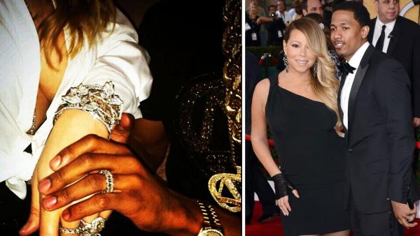Mariah Carey and Nick Cannon appear at the 2014 SAG Awards in Los Angeles on Jan. 18, 2014. / Cannon posted an Instagram photo of a 44th birthday gift for Carey on March 27, 2014. - Provided courtesy of Lionel Hahn/AbacaUSA/startraksphoto.com / http://instagram.com/p/mEjSjSEQXq/