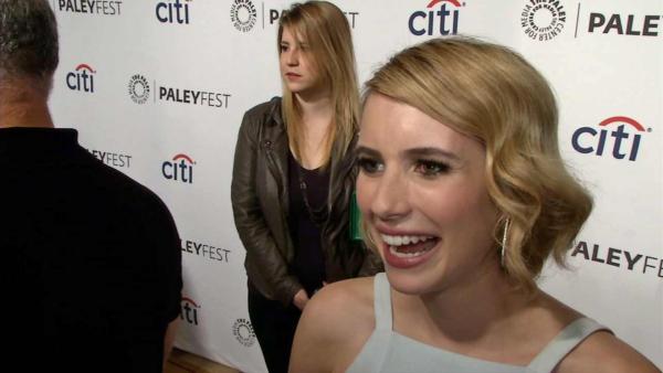 Emma Roberts appears at a PaleyFest event celebrating American Horror Story at the Dolby Theatre in Hollywood on Friday, March 28, 2014. - Provided courtesy of OTRC