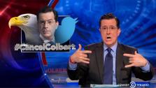 Stephen Colbert appears on the Comedy Central series The Colbert Report on March 31, 2014 to address the CancelColbert controversy. On the episode, he said he is not a racist and made jokes referencing Hitler and Jesus. - Provided courtesy of Comedy Central / Viacom