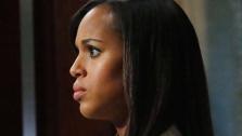 Kerry Washington appears in Scandal season 3 episode 17 titled Flesh and Blood, which aired on April 10, 2014. - Provided courtesy of ABC / Kelsey McNeal