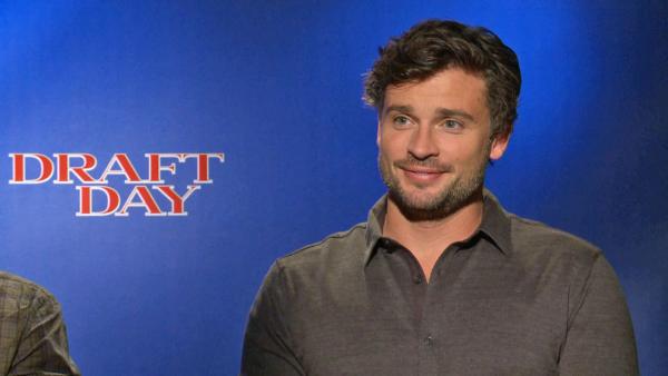 Tom Welling appears in a junket interview for Draft Day on March 30, 2014. - Provided courtesy of OTRC