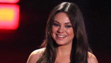 Mila Kunis accepts the award for best villain for Oz the Great and Powerful on stage at the MTV Movie Awards on Sunday, April 13, 2014, at Nokia Theatre in Los Angeles. - Provided courtesy of Matt Sayles/Invision/AP