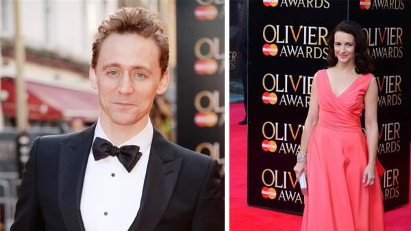Tom Hiddleston of Thor fame (he plays Loki) and Kristin Davis (Sex and the City) appear at the 2014 Laurence Olivier Awards in London on April 13, 2014. - Provided courtesy of OTRC / Richard Young / Rex / Nils Jorgensen / Startraksphoto.com