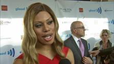 Laverne Cox of Orange Is The New Black talks to OTRC.com about receiving the Stephen F. Kolzak award, which honors gay, lesbian, bisexual or transgender members of the entertainment community. - Provided courtesy of OTRC