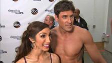 Meryl Davis and Maksim Chmerkovskiy talk to OTRC.com after week 5 on Dancing With The Stars season 18 on April 14, 2014. - Provided courtesy of OTRC