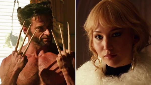 Jennifer Lawrence and Hugh Jackman appears in a trailer for the 2014 film X-Men: Days of Future Past. - Provided courtesy of 20th Century Fox