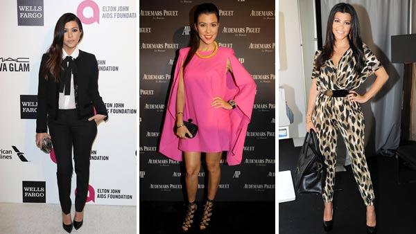 Kourtney Kardashian appears at the 2014 Elton John Oscar party, at an event in Miami Beach and at a Playstation event in 2011, showcasing some of her sexiest looks. - Provided courtesy of Krista Kennell / Seth Browarnik / Albert Michael / Startraksphoto.com