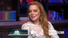 Lindsay Lohan appears on Bravos Watch What Happens Live on an April 17, 2014 episode and is asked by host Andy Cohen about the famous sex list that was published online in March that allegedly shows names of her past famous lovers. - Provided courtesy of Bravo / NBC Universal