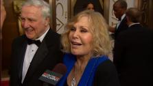 Kim Novak, an actress-turned-artist, talks to OTRC.com on the red carpet at the 2014 Oscars in Hollywood, California on March 2, 2014. - Provided courtesy of OTRC
